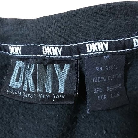 【USED】90'S DKNY USA SWEATSHIRT BK