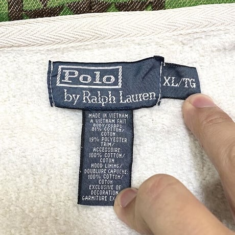 【USED】POLO BY RALPH LAUREN NATIVE LINER ZIP PARKA