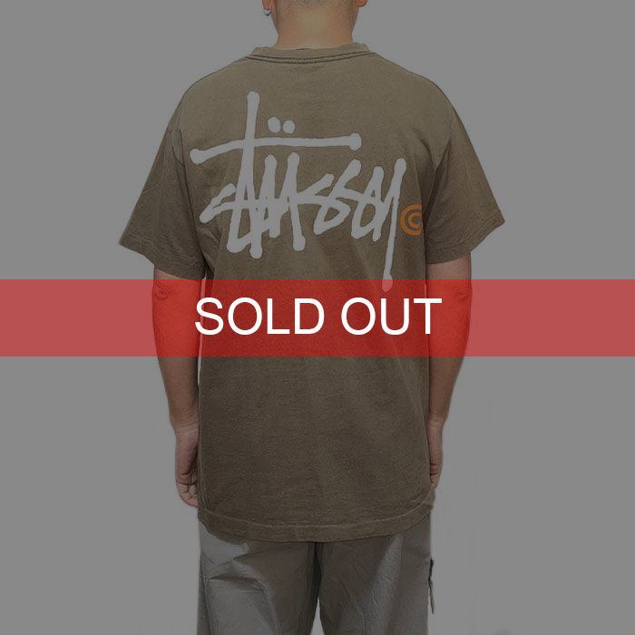 USED】90'S STUSSY SHAWN FONT LOGO T-SHIRT | KON...