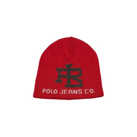【USED】00's POLO JEANS CO. "RL" KNIT BEANIE