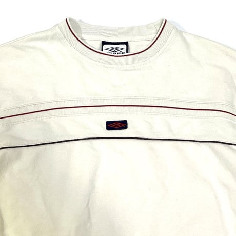 【USED】00'S UMBRO SWEATSHIRT WHITE