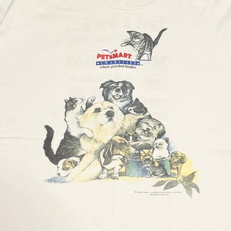 【USED】90's PETsMART where pets find families T-SHIRT