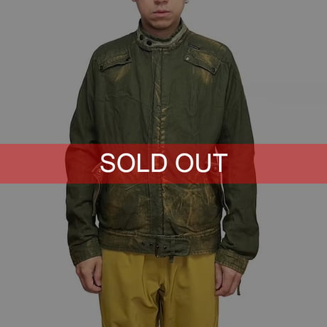 【USED】00's DOLCE & GABBANA DIRTY BIKER JACKET