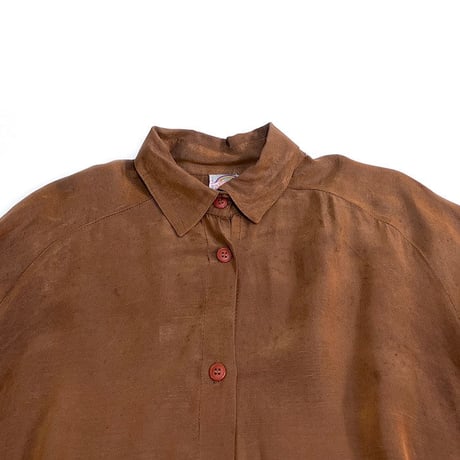 【USED】80'S-90'S ARC EN CIEL DEFORMATION BLOUSE MADE IN FRANCE