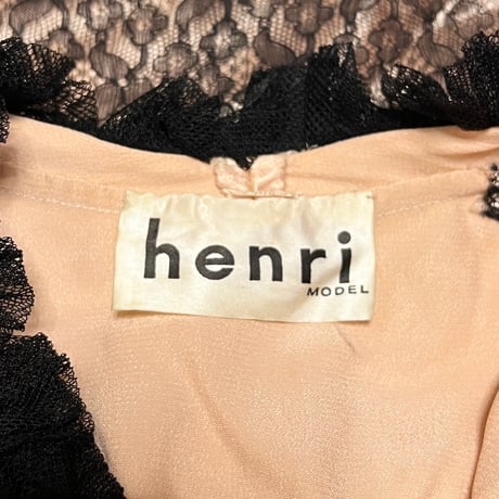 【USED】40's-50's henri MODEL CROPPED LACE JACKET
