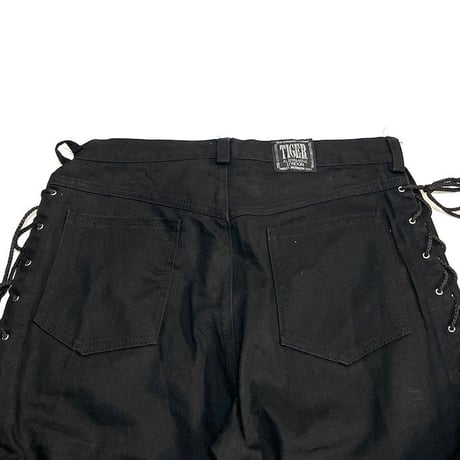 【USED】80'S-90'S TIGER ALTERNATIVE LONDON SIDE LACE-UP PANTS