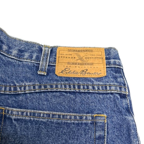 【USED】90's Eddie Bauer DENIM Classic Fit Denim Pants