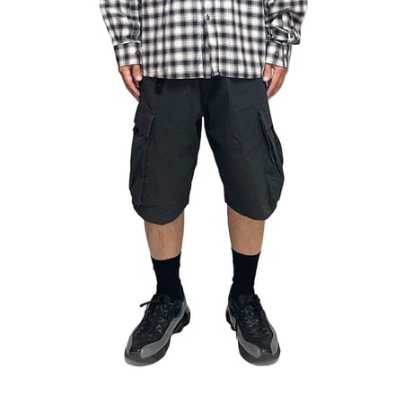 【USED】00's Eddie Bauer CARGO SHORTS DARK GRAY