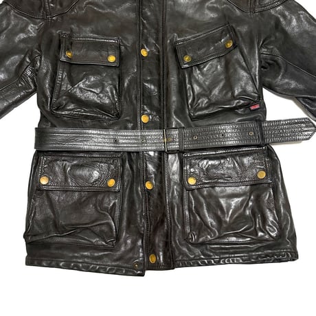 【USED】90's Belstaff PANTHER MOTORCYCLE LEATHER JACKET