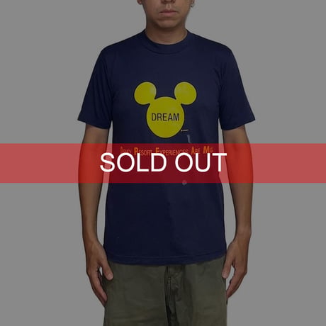 【USED】80's DISNEY RESORT EXPERIENCES ARE MAGIC DREAM TEAM T-SHIRT