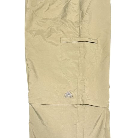 【USED】00's NIKE ACG Convertible Tech Utility Pants Beige