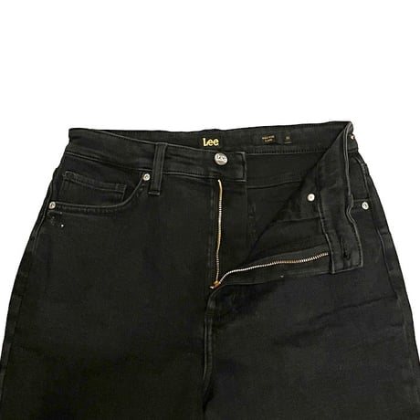 【USED】00'S Lee HIGH RISE FLARE PANTS BLACK