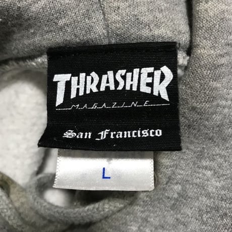 【USED】THRASHER × SNEAKER WOLF HOODIE