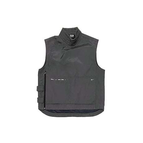【USED】00's EURO NIKE TECHNICAL COTTON NYLON VEST