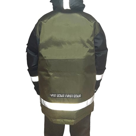 【USED】90'S FIRST DOWN TECHNO STREET WEAR DOWN JACKET