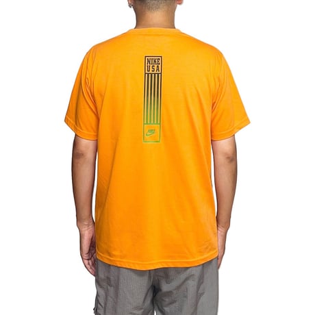 【USED】00's NIKE USA DRI-FIT POCKET T-SHIRT ORANGE