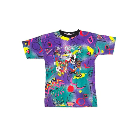 【USED】80's Unofficial Disney Pop-Punk Graffiti T -shirt Made in Germany