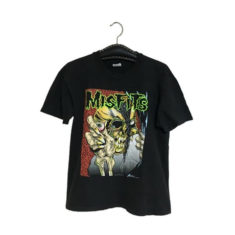 【USED】90'S MISFITS × PUSHEAD T-SHIRT