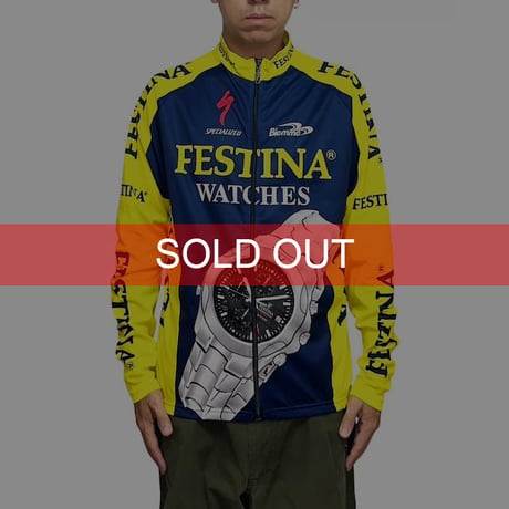 【USED】00s Biemme × SPECIALIZED FESTINA L/S CYCLING JERSEY
