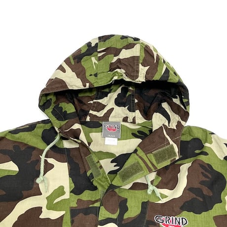【USED】90'S GRIND INC CAMO PARKA