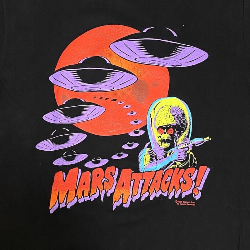 USED】90'S MARS ATTACKS! T-SHIRT | KONBINI