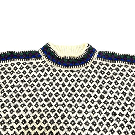 【USED】80'S DALE OF NORWAY WOOL SWEATER