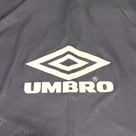 【USED】90'S OLD UMBRO HENLEY NECK FOOTBALL SHIRT