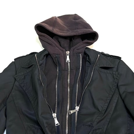 【USED】00'S NEIL BARRETT 3-WAY PARKA × PEA COAT