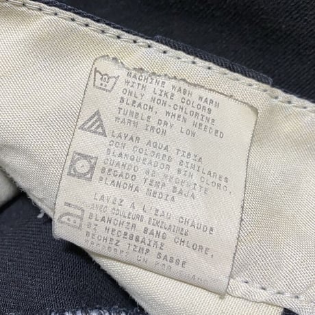 【USED】00'S DICKIES WORK PANTS BLACK