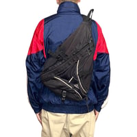 【USED】00's adidas SLING BAG BLACK
