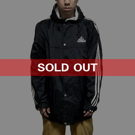 【USED】90'S ADIDAS 3-STRIPES NYLON JACKET