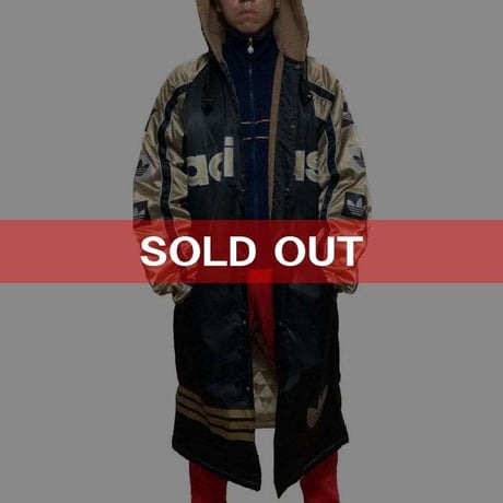 【USED】80'S-90'S ADIDAS OLD SCHOOL LONG COAT