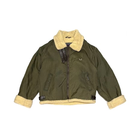 【USED】90'S BAD BOY × SCHOTT B-3 JACKET KHAKI