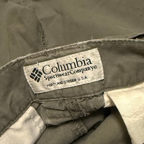 【USED】90's Columbia PAINT STAINED CARGO PANTS