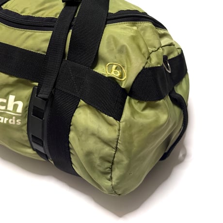 【USED】90's bitch skateboards Nylon Duffle Bag Olive