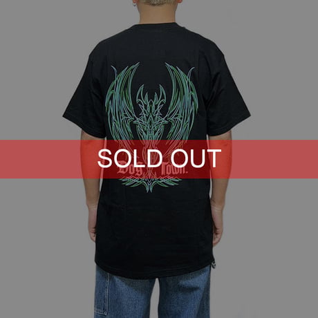 【DEAD STOCK】90'S-00'S DOG TOWN PINSTRIPE DESIGN T-SHIRT