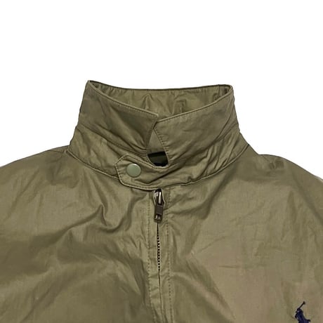 【USED】90'S Polo by Ralph Lauren SHORT DOWN JACKET MILITARY KHAKI