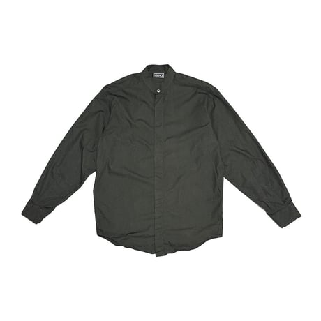 【USED】90's VERSACE CLASSIC V2 BAND COLLAR SHIRT