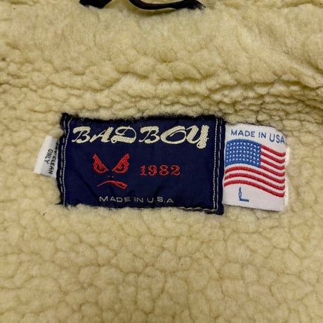 【USED】90'S BAD BOY × SCHOTT B-3 JACKET KHAKI