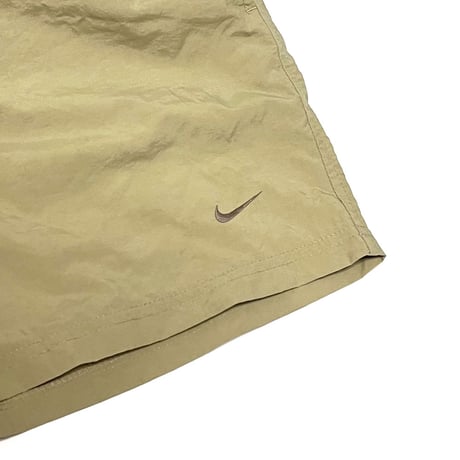 【USED】90's-00'S NIKE NYLON SHORTS BEIGE
