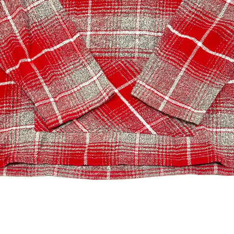 【USED】90'S BARREL ROLL FLANNEL CHECK MEXICAN PARKA