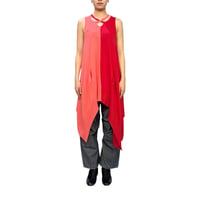 【USED】00's MARITHÉ FRANÇOIS GIRBAUD Asymmetrical Knit Tunic Dress