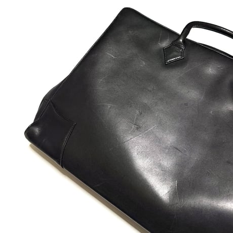 【USED】00's Vivienne Westwood Orb Leather Hand Bag Black