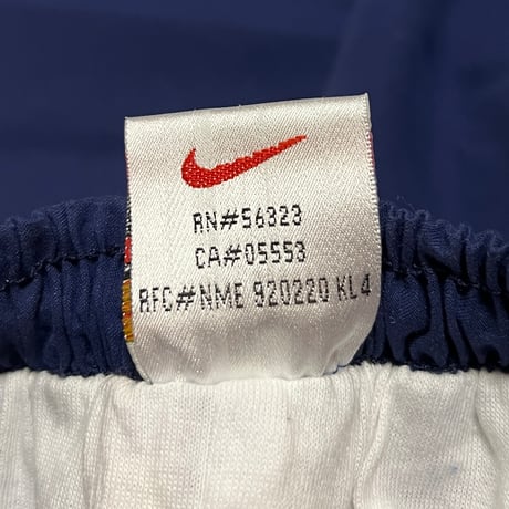 【DEAD STOCK】90's BOOTLEG NIKE FLARE PANTS NAVY