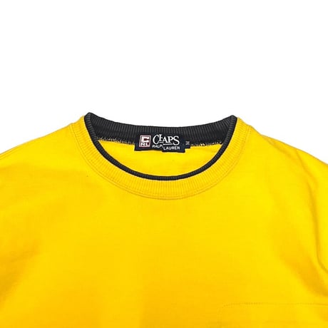 【USED】90's-00's CHAPS RALPH LAUREN ZIP POCKET L/S T-SHIRT