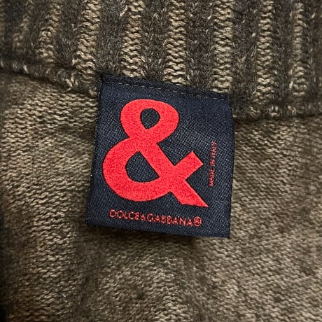 【USED】90's & DOLCE & GABBANA WOOL ZIP JACKET