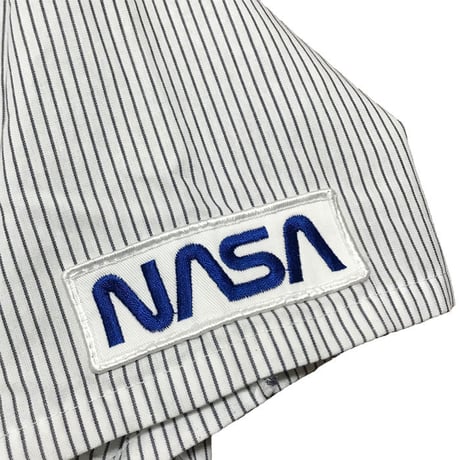 【USED】WORK SHIRT WITH NASA WAPPEN