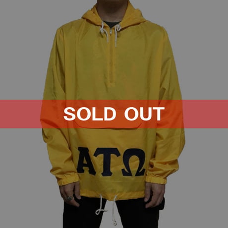 【USED】80'S ALPHA TAU OMEGA NYLON ANORAK