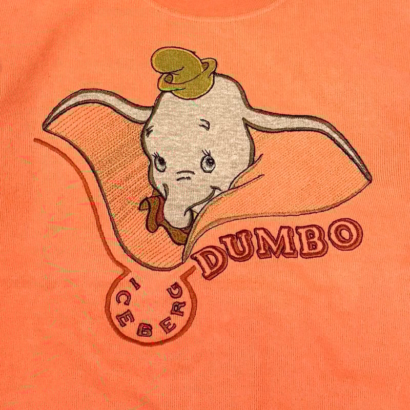 USED】90's ICEBERG × DISNEY DUMBO SWEATSHIRT |
