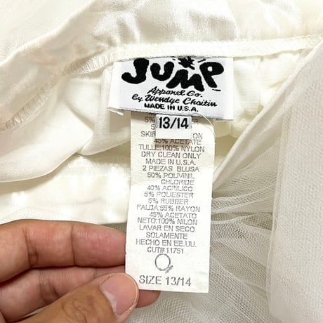 【USED】80's JUMP TULLE LONG SKIRT